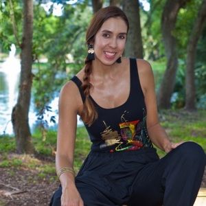 Bodysuit in black all design are unique