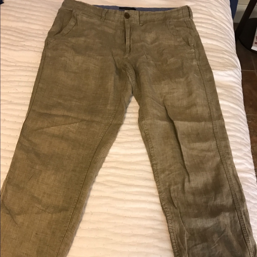 Men's banana republic linen pants