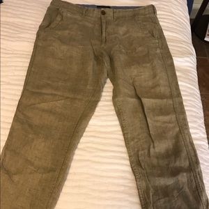 Men's banana republic linen pants