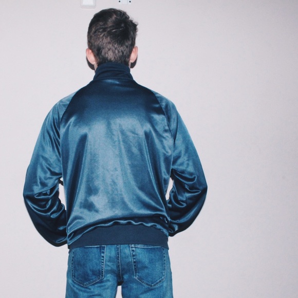 Adidas Navy Blue Classic Tech Wear Jacket - Picture 2 of 3