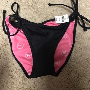 NWT Victoria secret pink bottom swimsuit m
