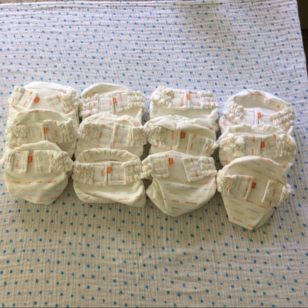 6 gDiapers - NWOT - newborn cloth diapers