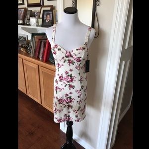 Short Cream floral dress