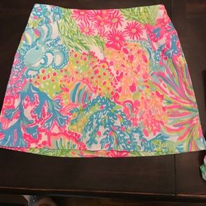 Lilly pulitzer skort with pockets