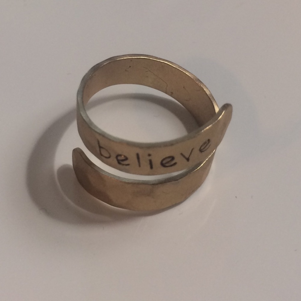 "Believe" Ring