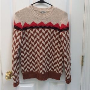 Madewell Chevron Ski Sweater // size xs