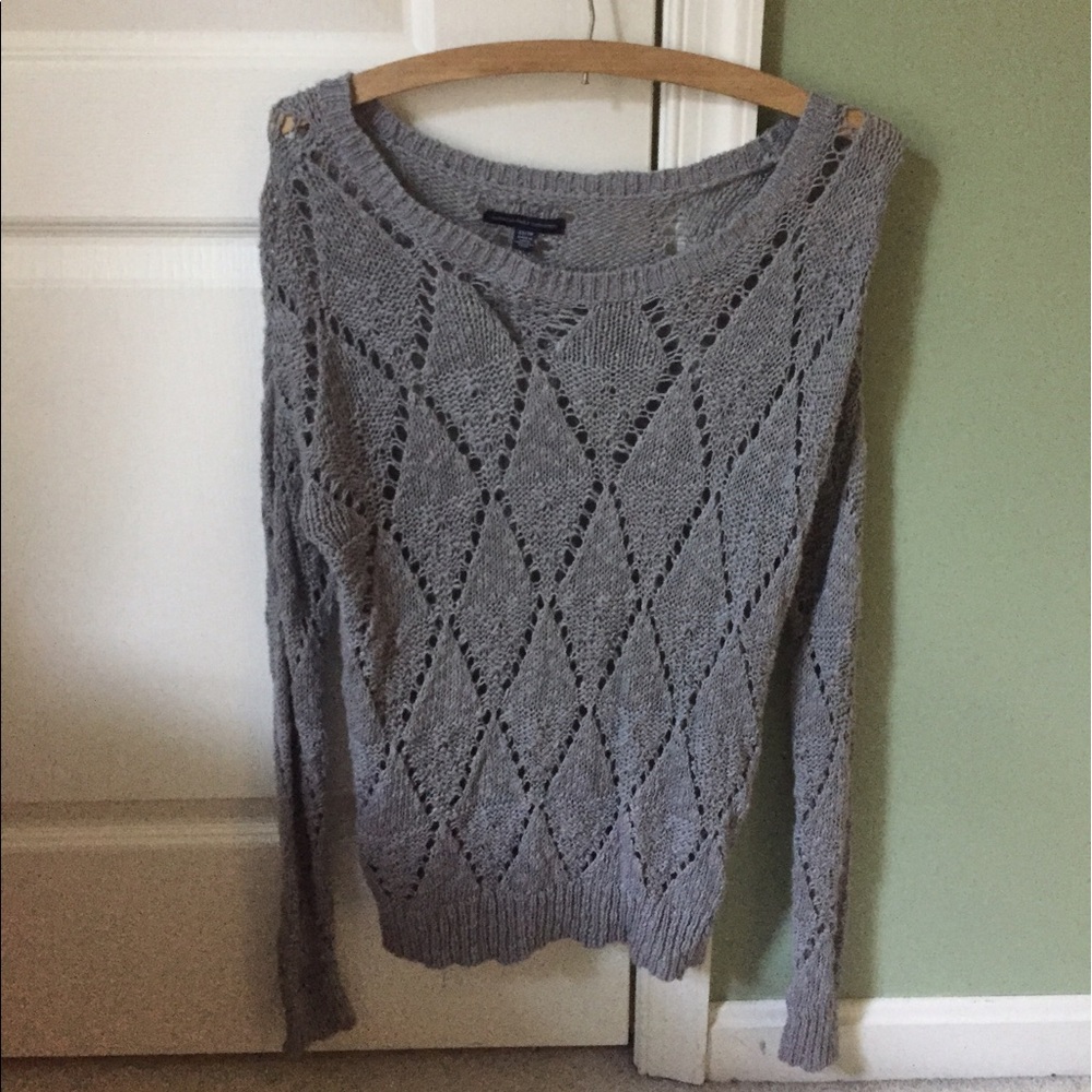 Grey American Eagle sweater