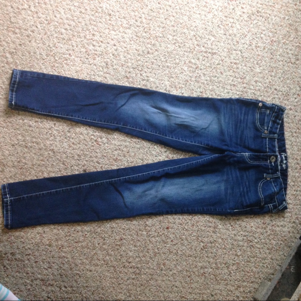 Amethyst blue jeans