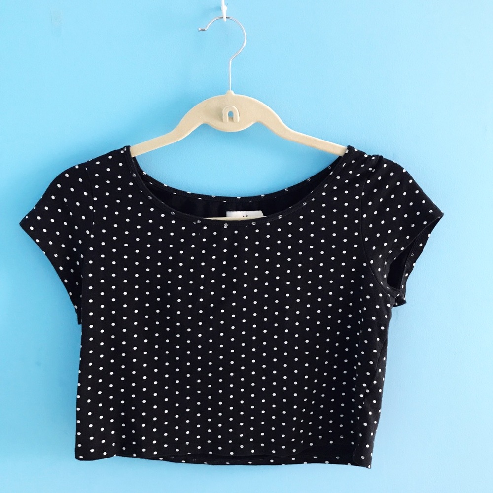 American Eagle Polka Dot Crop Top