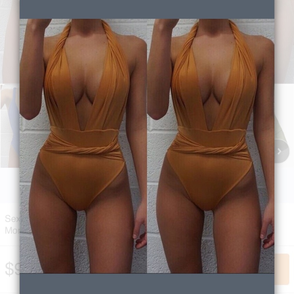 Gold sexy monokini! Never worn
