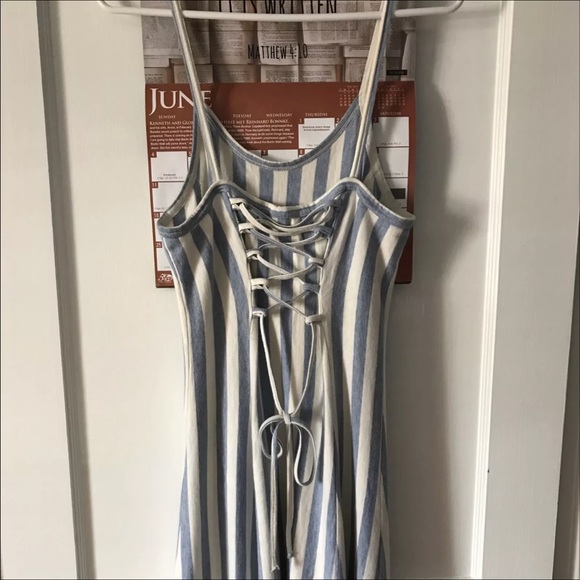 Stripes Maxi Dress, Size Small - Picture 3 of 4