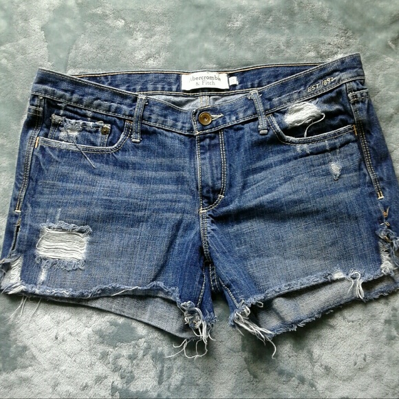 Abercrombie & Fitch Pants - Abercrombie & Fitch distressed cut offs size 10