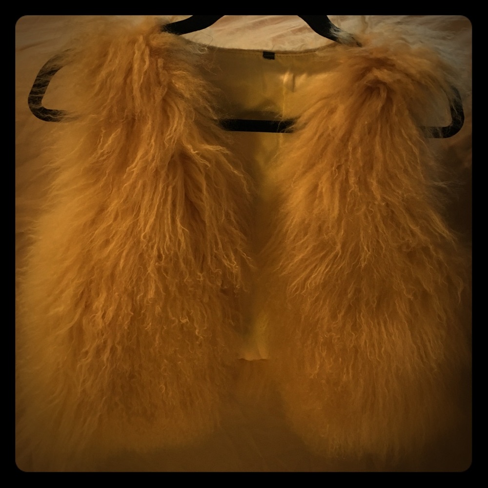 Beautiful real yak fur vest