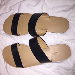 Black never worn sandals