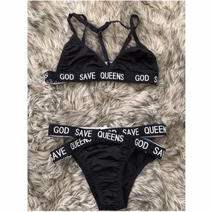God Save Queens bikini