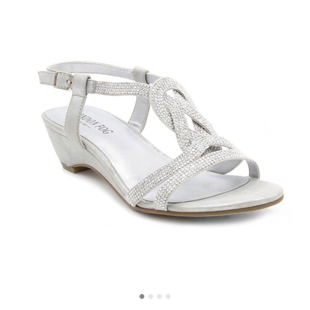 Silver sandals. Size 8.5. Brand new, never worn.