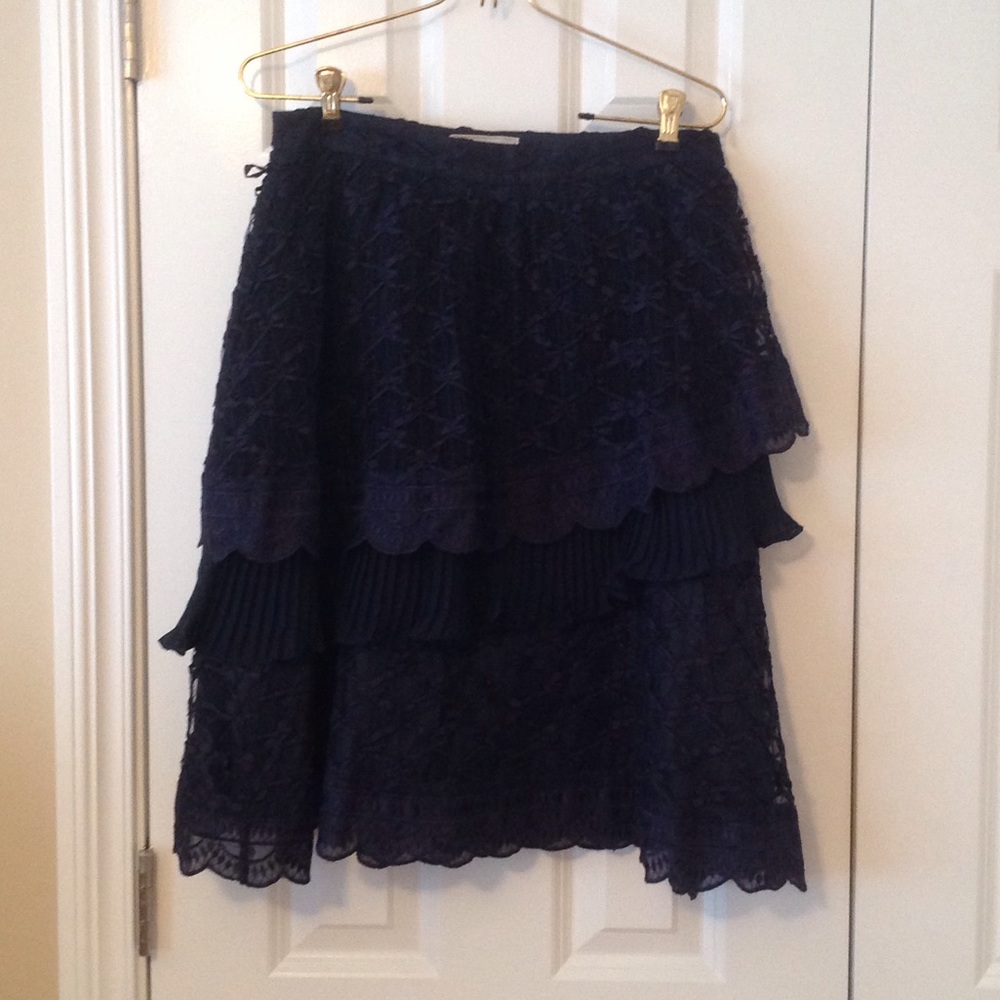 Elegant Navy Skirt