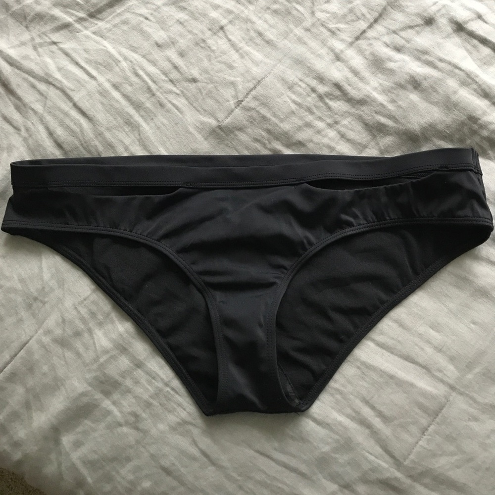 Black swim bottoms
