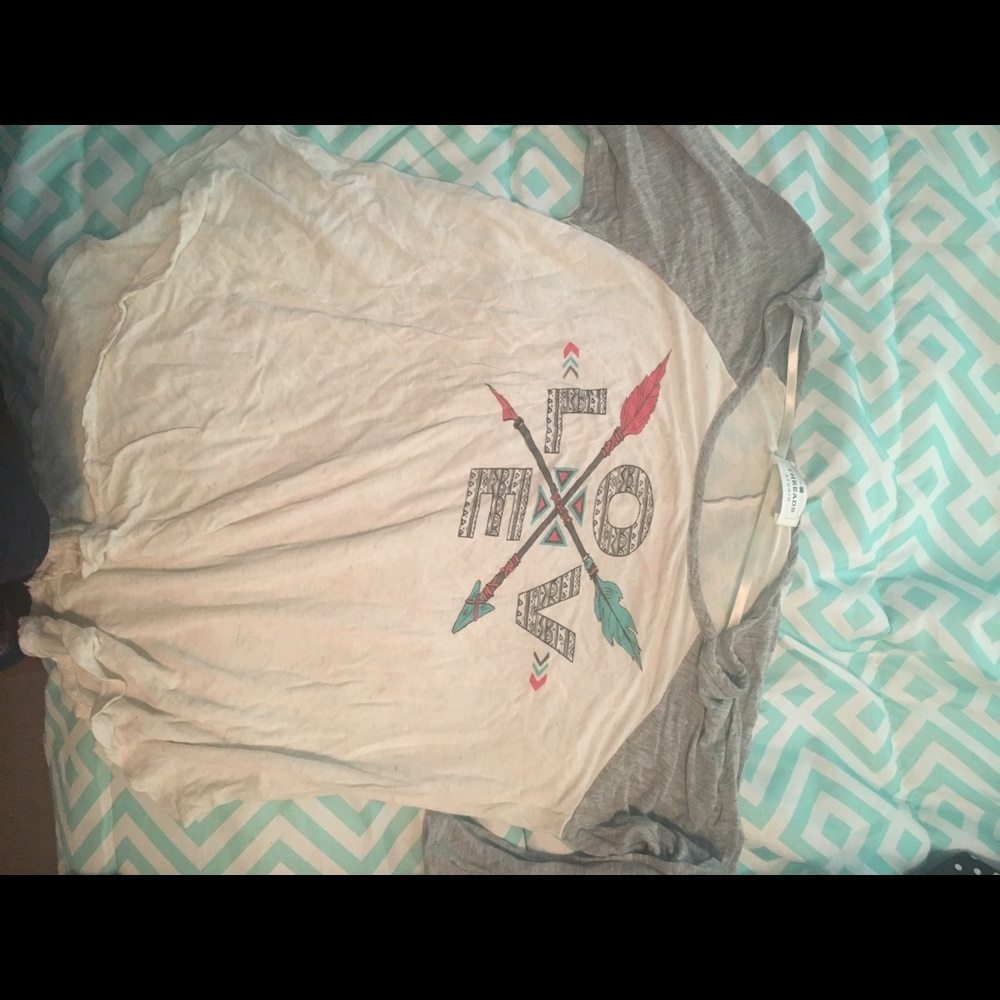 Small baseball tee style shirt