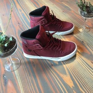 Burgundy Supra High Tops