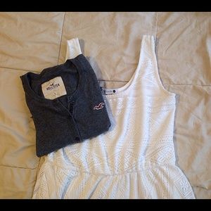 Mesh Detailed Cardigan (Gray)