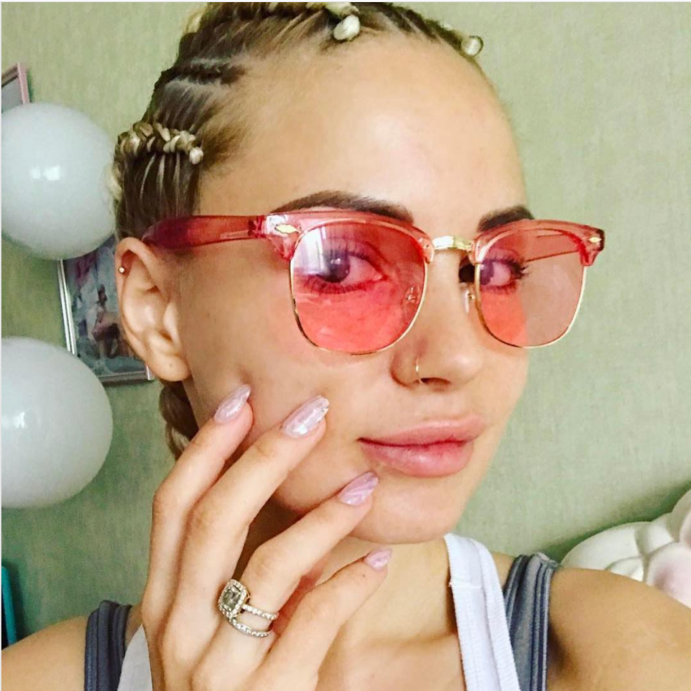 NWT PASTEL CLUBMASTER SUNGLASSES RETRO NERD