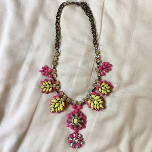 J. CREW INSPIRED Pink & Yellow Necklace