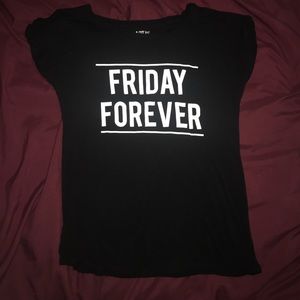 Black "Friday Forever" Tee