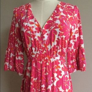 Lilly Pulitzer Festive Tropical Gecko Dress