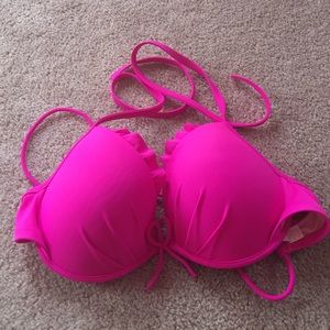 Pink bikini top. 32 DD. Victoria's Secret