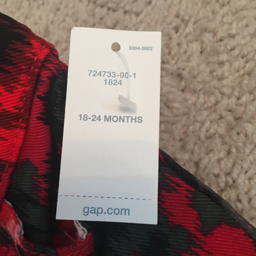 NEW GAP Roseprint Skinny Jeans Size: 18-24 months - Picture 2 of 6