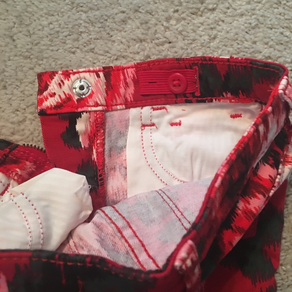 NEW GAP Roseprint Skinny Jeans Size: 18-24 months - Picture 5 of 6