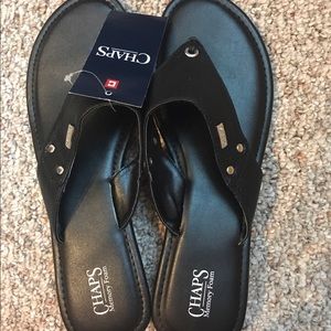 CHAPS memory foam sandals