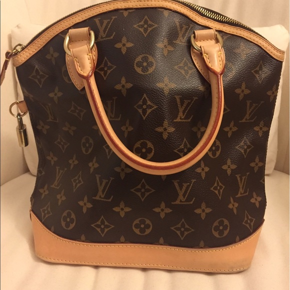 ***SOLD***Louis Vuitton Lockit Brown Tote Bag - Picture 2 of 8