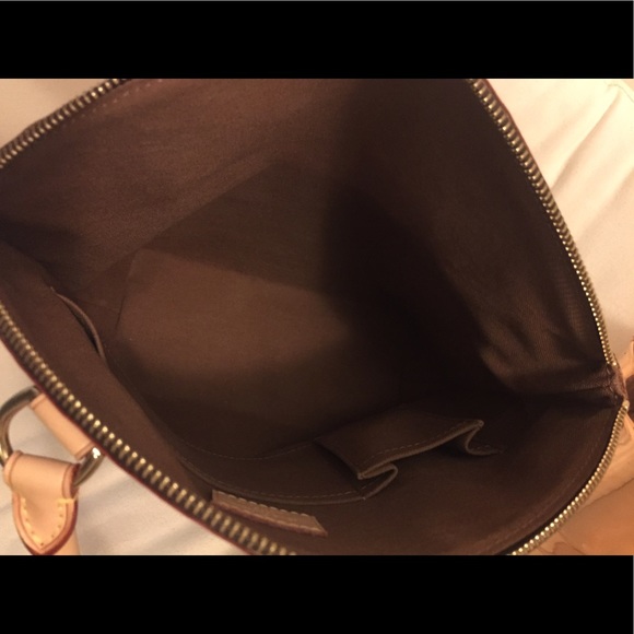 ***SOLD***Louis Vuitton Lockit Brown Tote Bag - Picture 7 of 8