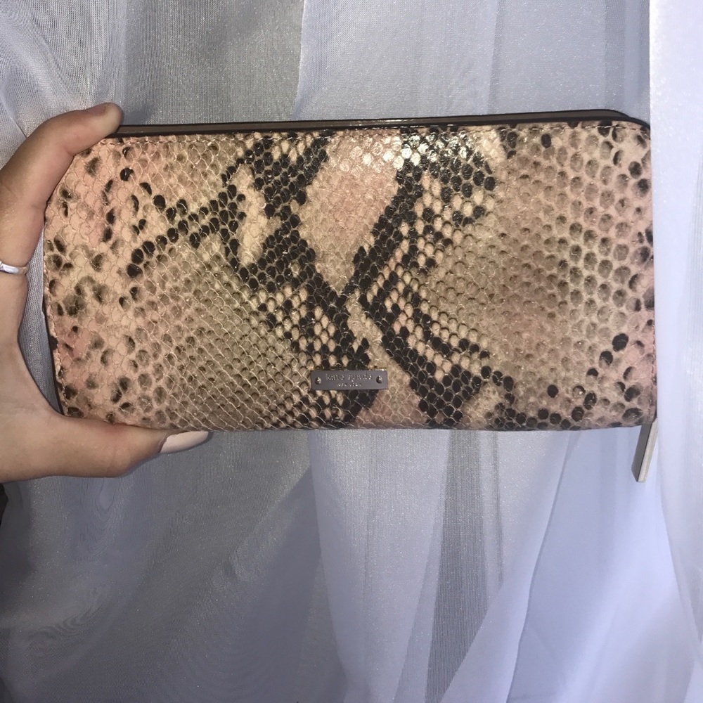 Snakeskin kate spade wallet!
