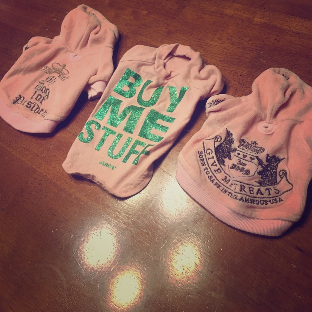 Juicy couture Doggy dog clothes small xs S dog
