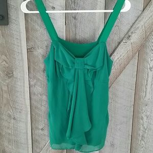 Green dressy tank top