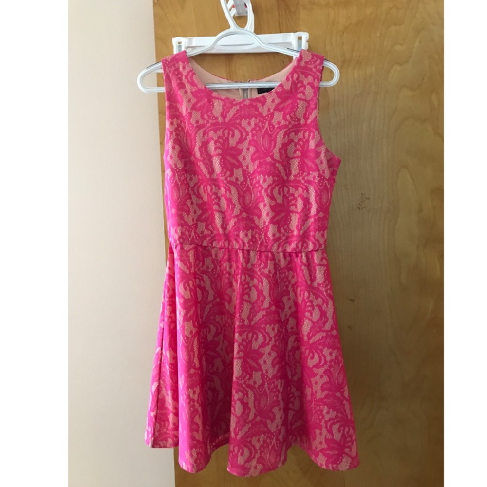 Pink casual/formal summer dress
