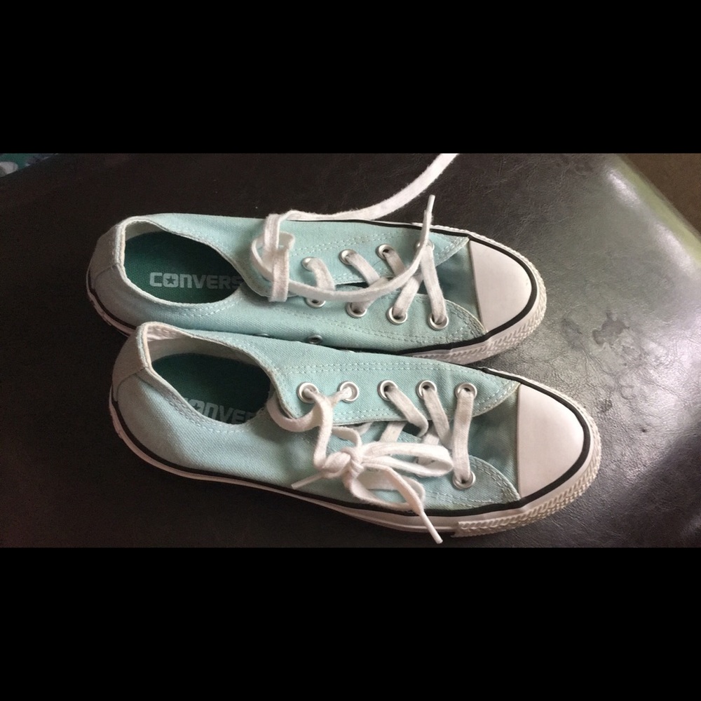 Light blue converse