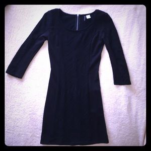 Fitted little black dress