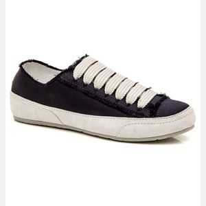 Pedro Garcia Satin Parson Sneaker - midnight
