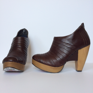 Irregular Choice, Brown Leather Booties