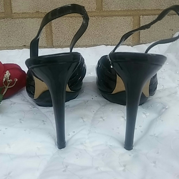 Nine West sling platform party stiletto heels  6M - Picture 6 of 6