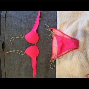 Victoria's Secret pink push up bikini! Worn twice