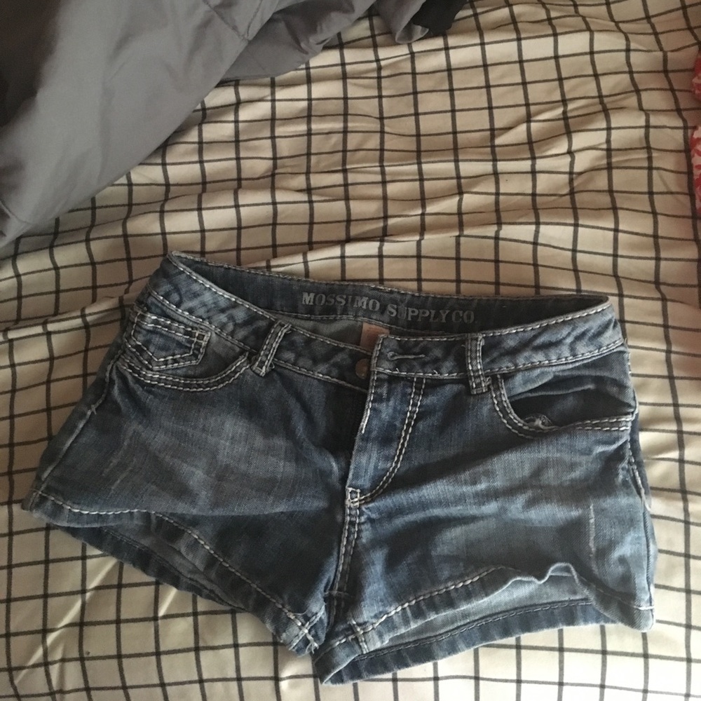 mossi mo supply co. jean shorts