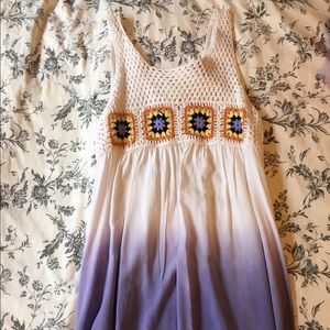 VINTAGE BOUTIQUE Crochet Ombré Dress