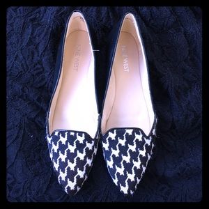 Nine West houndstooth flats
