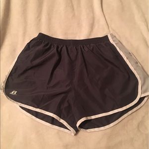 Dark grey Russell Athletic dry fit running shorts
