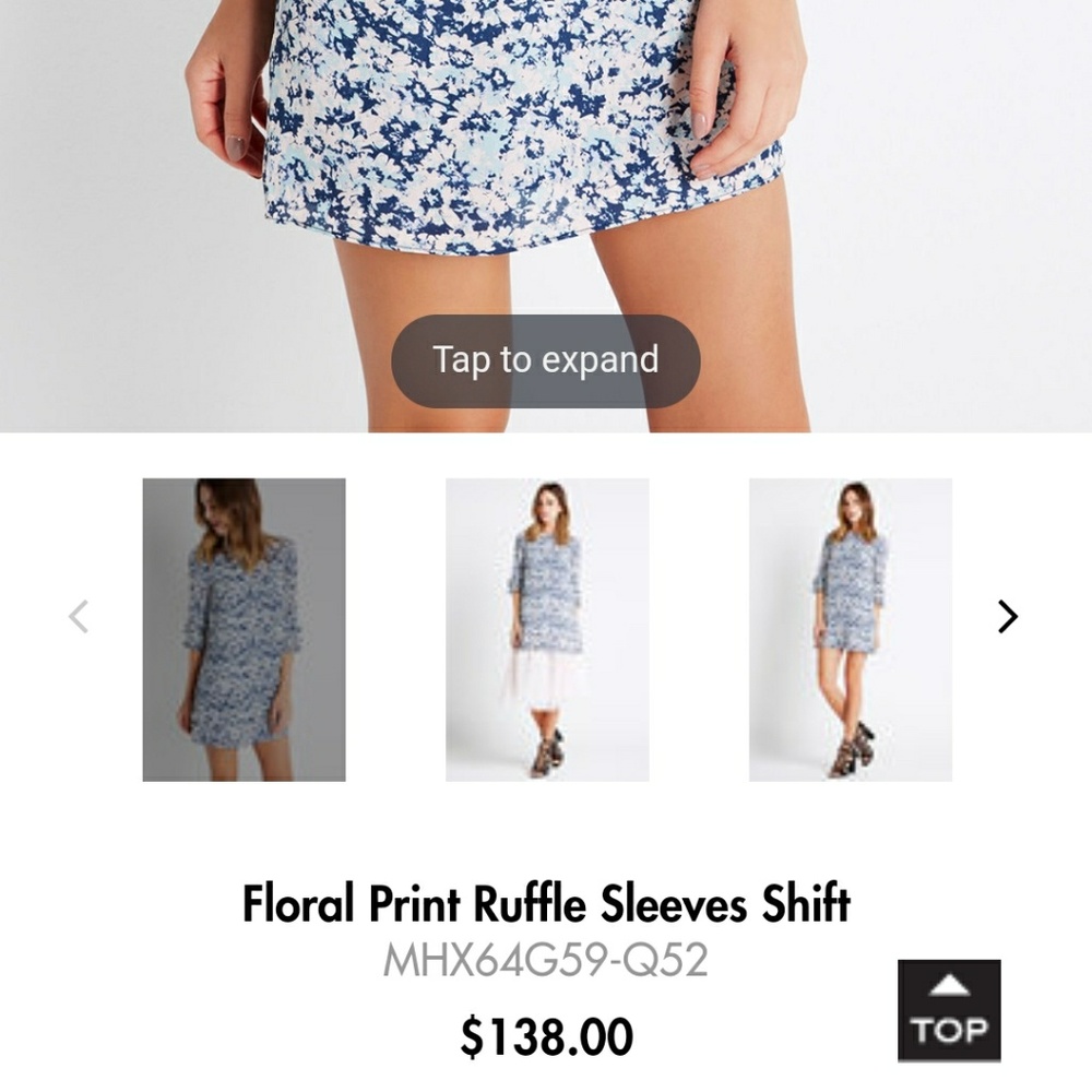 BCBG Floral Dress